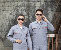 TNC6922 Ensemble uniforme de travail à manches courtes style été pour hommes, ensemble de vêtements de travail à séchage rapide, ensemble chemise et pantalon de travail durables pour mécanicien