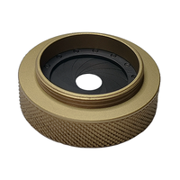 PVS14 Iris Jaune Ouverture IRIS réglable 1.5 ~ 22mm avec Module de lentille d'objectif en verre sacrificiel Anneau adaptateur de rénovation bricolage