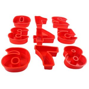 Venta al por mayor molde <span class=keywords><strong>de</strong></span> <span class=keywords><strong>silicona</strong></span> para hornear 3D Figura pastel pan hornear conjunto para pastelería pastel <span class=keywords><strong>de</strong></span> chocolate decoración molde cumpleaños - Product Image 2