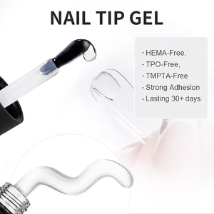 Pegamento Fuerte para Uñas HEMA/TPO/TMPTA Free, para Uñas Postizas, Marca Privada, Secado Rápido, Larga Duración, Cobertura Total, Puntas de Uñas de Gel Suave - Product Image 5
