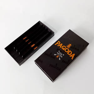 Boîtes en papier pré-roulées à tiroir coulissant résistantes aux enfants avec impression personnalisée, boîte d'emballage CR faite à la main - Product Image 3