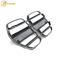 Pour BMW G80 M3 G82 G83 M4, calandre de pare-chocs avant en carbone sec style ST avec grille intégrée et ACC, état neuf, accessoires extérieurs