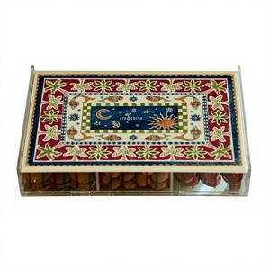 Exquisita Caja de Almacenamiento de Cocina de Acrílico con Tapa de Concha de Nácar, Diseño de Lujo Hecho a Mano - Product Image 1