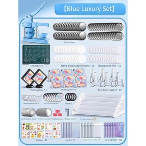 Machine polyvalente pour la fabrication de badges, boutons et aimants de réfrigérateur, <span class=keywords><strong>presse</strong></span> à emblèmes DIY - Product Image 2