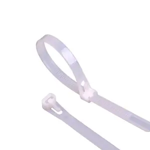 Good quality Long cable ties removable white