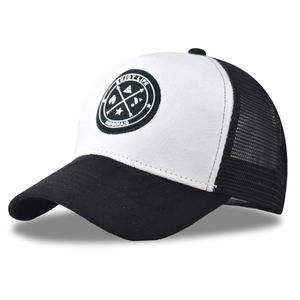 Gorra Trucker Personalizada OEM de 5 Paneles, de Alta Calidad, Estilo Australiano, Corona Estructurada de Perfil Alto, Parche Tejido, Material de Gamuza - Product Image 6