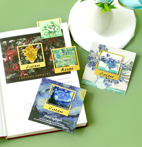 Marcapáginas Metálicos de Imitación Antigua de Van Gogh, Regalo para Artistas Culturales Modernos, Serie de <span class=keywords><strong>Pinturas</strong></span> <span class=keywords><strong>Famosas</strong></span> Ecológicas - Product Image 4