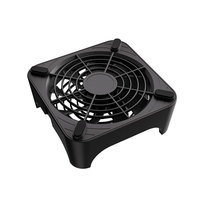 Mini ventilateur silencieux à roulement à billes, alimenté par USB 5V DC, radiateur en plastique pour décodeur, routeur et boîtier d'ordinateur