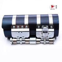 Compresseur de segments de piston robuste de 6 pouces bleu avec cliquet réglable pour une réparation fiable des moteurs automobiles