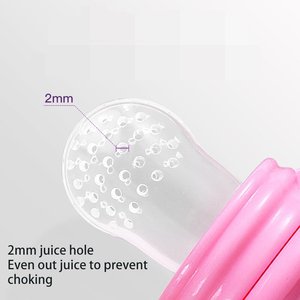Sucette pour bébé en silicone sans BPA, réutilisable, douce et écologique, pour fruits - Product Image 4