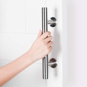 Manijas para Puertas Corredizas, Manija de Acero Inoxidable Resistente, Diseño Rústico Grande de Doble Cara para Puertas, Garajes y Cobertizos - Product Image 1