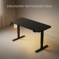 Bureau debout extensible en acier inoxydable AOR, design moderne pour le bureau et le gaming, plateau de qualité E0, facilement transportable, commande directe usine, protection contre la surchauffe