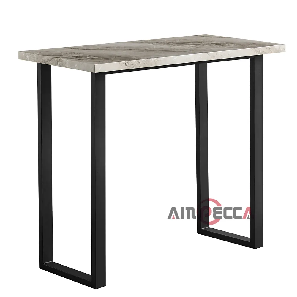 AINPECCA Modern high outdoor bar table event bar standing table for restaurant and Living Room furniture bar tables