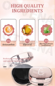 Coussin d'air Creative Makeup Powder Puff High Coverage Compact <span class=keywords><strong>CC</strong></span> Cream 2 in 1 Air Cushion Foundation - Product Image 3