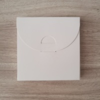 Boîte d'emballage carrée ronde en papier pour dessous de verre en céramique Boîte d'emballage hexagonale en papier blanc pour sous-verres en céramique à sublimation