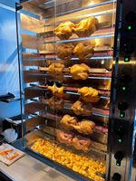 Chariot de cuisson rotatif pour remorque alimentaire, pour poulet rôti, hot-dogs, bonbons, chips, crème glacée, restauration rapide, 220V, application pour usine de snacks