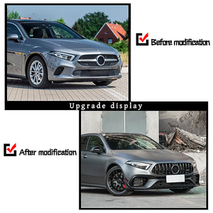 Nouveau pare-chocs avant pour <span class=keywords><strong>Mercedes</strong></span>-Benz Classe A W177 importé, en PP, kit carrosserie <span class=keywords><strong>AMG</strong></span> Classe <span class=keywords><strong>A45</strong></span>, à visser, garantie 1 an - Product Image 2