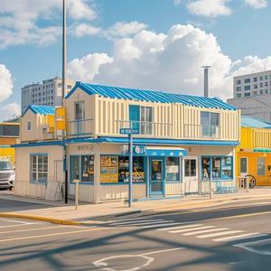 Casa Contenedor Móvil, Comercial, Tipo Caja, para Actividades, Diseño Simple, Combinación Integrada, Panel Sándwich - Product Image 2