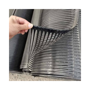 50-260 <span class=keywords><strong>kN</strong></span>/m rodovia inclinação protegendo projetos de retenção parede barragem reforço PP/HDPE Plástico Geogrelha Uniaxial - Product Image 5