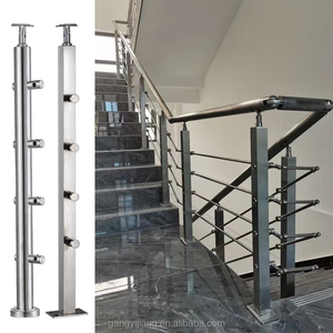 Thiết kế hiện đại trong nhà/ngoài trời thép không gỉ 304 cầu thang tay vịn ban công guardrails DIY kim loại tay vịn lan can cột - Product Image 1