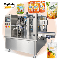 Machine de remplissage rotative entièrement automatique pour sachets à bec verseur de détergent liquide MY