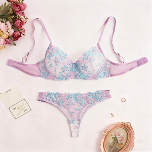 Ucuz fiyat kadınlar seksi iç çamaşırı sutyen seti cilt Fit Ultra yumuşak tüm sezon konfor giymek seksi iç çamaşırı sutyen seti - Product Image 6