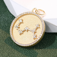 Bijoux Hip Hop Haute Couture, pendentif rond en diamant moissanite, or jaune 18 carats massif, pendentif et collier personnalisés