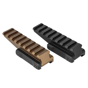 Giá đỡ ngắm bắn nhôm kiểu Fast Riser với điểm ngắm dạng chấm, góc lệch 45 độ, màu đỏ đen, phụ kiện săn bắn chiến thuật - Product Image 1