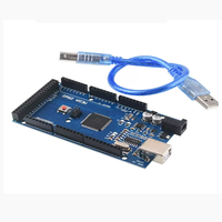 Nueva Placa de Expansión Original MEGA2560 R3 Re V3 AVR USB CH340G Kit de Desarrollo con Cable MEGA 2560-16AU Educativo