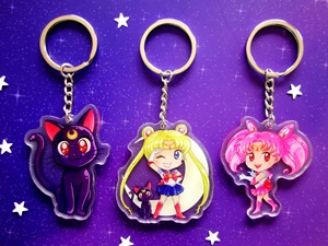 OEM ODM Présentoirs et Breloques en acrylique <span class=keywords><strong>Sailor</strong></span> Guardians of the Milky Way, Cadeaux mignons, Lune, Mercure, Mars, Jupiter, Vénus, Uranus, Neptune - Product Image 2