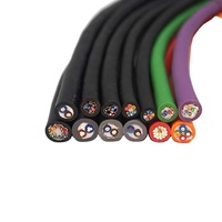 Cadena Portacables Industrial de PVC, 2-8 Hilos, 20-24AWG, IP67, Bajo Voltaje, 200m/rollo, para Aplicaciones de Robots CNC y Energía