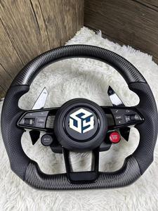 Volante de Fibra de Carbono Compatible con Audi TT R8 TTS TTRS S3 8P MK2 MK3 B8 A3 A4 A5 A6 <span class=keywords><strong>S1</strong></span> S2 S5 RS3 RS4 RS5 RS6 RS7 C6 2008-2012 - Product Image 4
