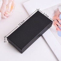 Boîte d'emballage rectangulaire en papier recyclé noir, rouge, rose pour montres et bijoux, vente chaude de l'usine ZhenChen
