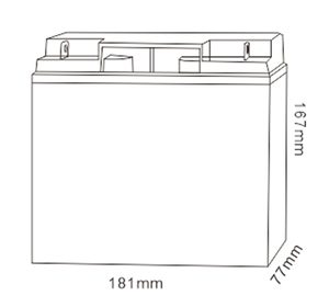 Mhb Ms22-12 Rechargeable Solar <b>12V</b> 22ah Lead Acid <b>Deep</b> <b>Cycle</b> Marine <b>Battery</b> for Power Tools - Product Image 3