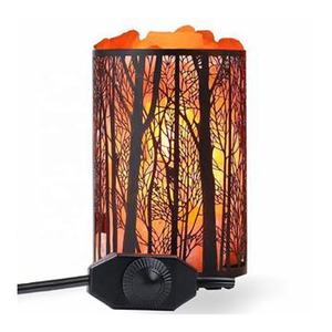 Lampe en sel rose de l'Himalaya naturel sculptée à la main, écologique, de forme ronde, cadeau d'affaires, Sian Enterprises, cadeaux sur le thème de l'amour - Product Image 2