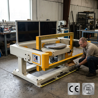 Positionneur de soudage rotatif à axe unique pour robot, positionneur de cadre tête et queue pour ligne de soudage automatisée de tuyaux et de réservoirs