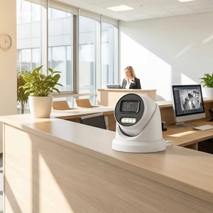 <span class=keywords><strong>Telecamera</strong></span> di Sicurezza 2MP 1080P HD con Visione Notturna a Colori, Impermeabile per Esterni, <span class=keywords><strong>Telecamera</strong></span> IP <span class=keywords><strong>Dome</strong></span> POE Bidirezionale Plug & Play - Product Image 5