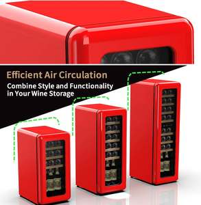 Costo DE COMPRA Refrigerador de vino independiente con 15 botellas Enfriadores de vino <span class=keywords><strong>Nevera</strong></span> para el hogar - Product Image 3