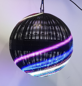 Thiết kế đẹp tiên tiến độ sáng cao trong nhà đầy đủ màu sắc quảng cáo Tùy chỉnh hình trong nhà dẫn Màn hình hiển thị vòng - Product Image 6