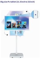 Écran tactile 32 pouces Incell écran intelligent Lcd écran tactile intérieur Android 12 Portable Smart Stand TV