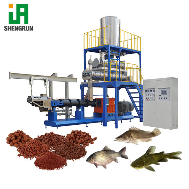 1Ton/h 5 Ton/h Sinking Fish Feed Full Production Line Aquatic Fish Food Making Machine Floating Fish Feed Machine