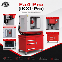 Centre d'usinage CNC miniature SIEG Fa4 Pro IKX1-Pro 3 axes ISO20 1000W 4 outils ATC Haute Précision Boîtier Transparent Laboratoire Éducatif