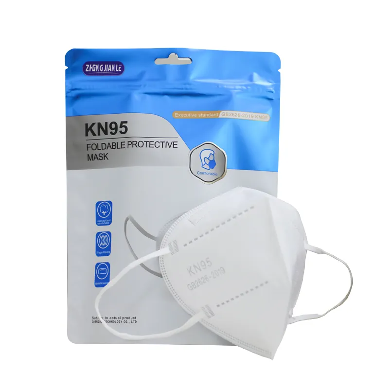 تشونغ JIANLE شعار مخصص المتاح قناع جهاز التنفس KN 95 القطن الأبيض KN95 أقنعة الوجه Maskss قناع واقي من الغاز