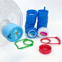 Tapa para Botella de Agua de 5 Galones, para Botellas de Agua Mineral, Grado Alimenticio, Reutilizable, Resistente a Derrames, Tapa de PE Duradera, Personalizable OEM