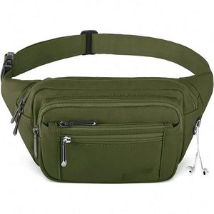 Échantillon gratuit Sac bandoulière personnalisé en cuir PU Sac ceinture tendance Sac banane de voyage pour voyage randonnée camping - Product Image 2