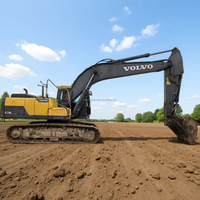 Excavatrice Volvo d'occasion en bon état, modèle EC210, excavatrice lourde de 21 tonnes, godet de 0,92 m³, Volvo 210, Volvo EC210D pour l'exploitation minière