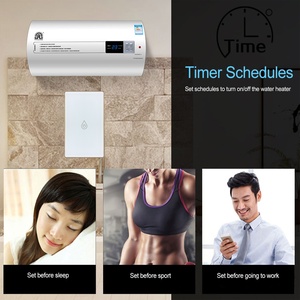 Jrump cuộc sống thông minh Wifi chuyển đổi 40A chúng tôi/AU kính tiêu chuẩn hẹn giờ máy nước nóng Alexa Google nhà max 30A - Product Image 2