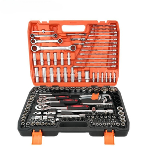 Juego <span class=keywords><strong>de</strong></span> Llaves <span class=keywords><strong>de</strong></span> Trinquete <span class=keywords><strong>de</strong></span> 151 Piezas, Acero al Cromo Vanadio, para Mantenimiento Automotriz y <span class=keywords><strong>de</strong></span> Locomotoras, Caja <span class=keywords><strong>de</strong></span> <span class=keywords><strong>Herramientas</strong></span> Rígida <span class=keywords><strong>de</strong></span> 47x33x10cm - Product Image 2