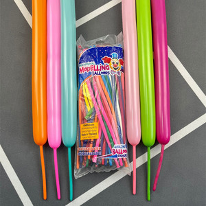 100Pcs Ma Thuật Bóng Bay Kit Đầy Màu Sắc Dài Latex Điêu Khắc Diy Twist Động Vật Bóng Bay Cho Sinh Nhật Trẻ Em Wedding Party Trang Trí - Product Image 4