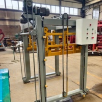 Sistema de apilamiento de palets para máquina hidráulica de fabricación de bloques